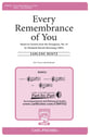 Every Remembrance of You SSA choral sheet music cover